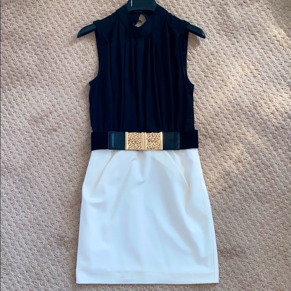 Venus Cocktail Dress with Accessory Stretch Belt